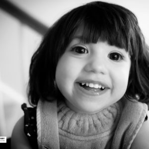 girl smiling at camera