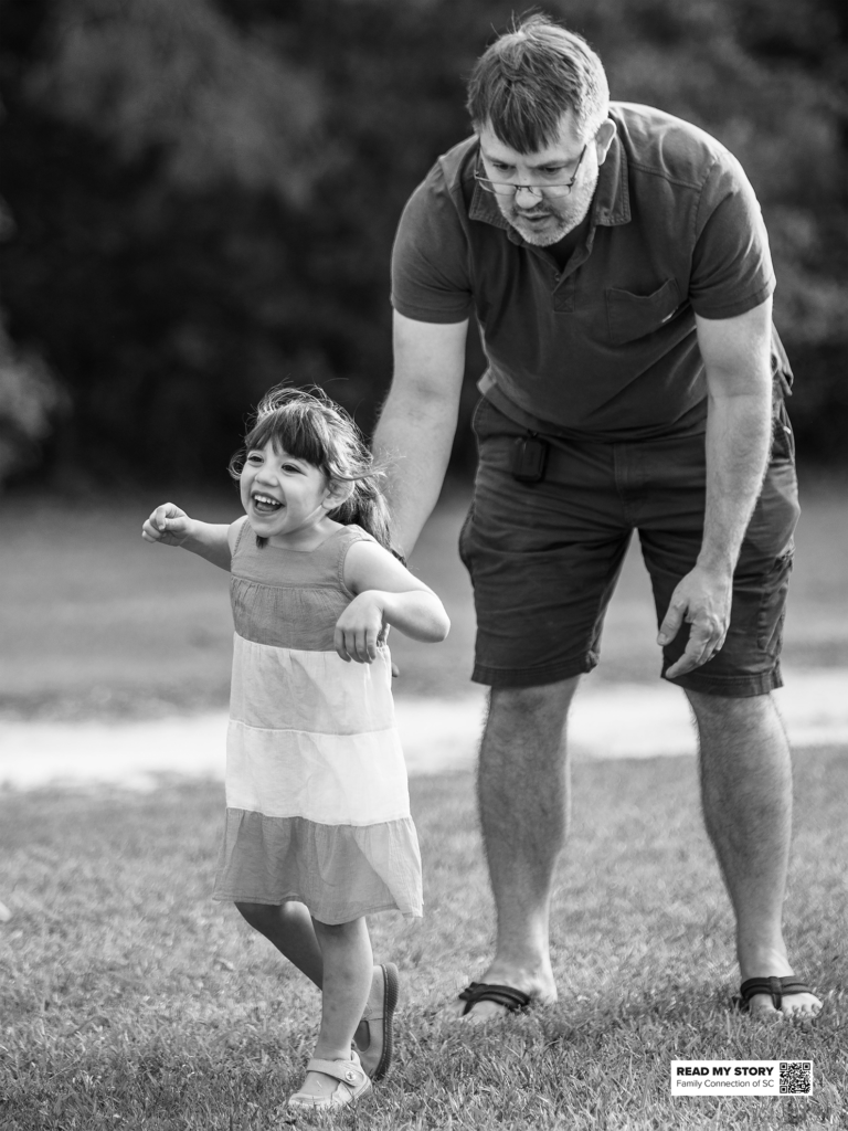 girl learns to walk