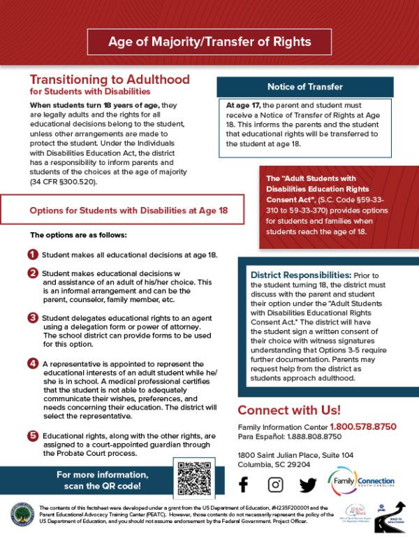 Age of Majority Tipsheet