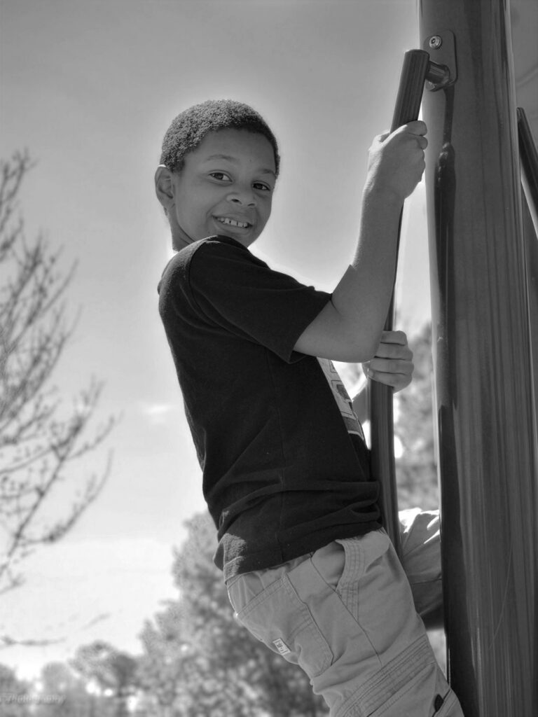 boy on the playground