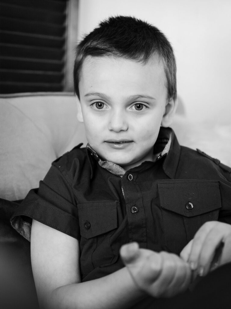 boy sitting