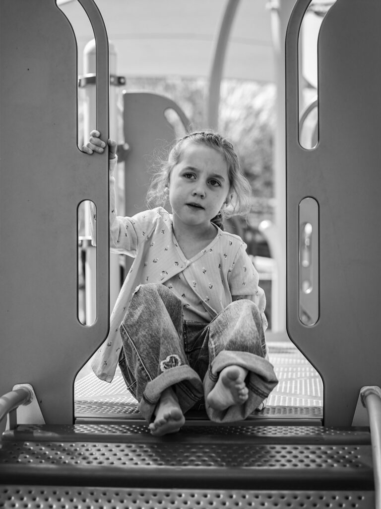 girl on the playground